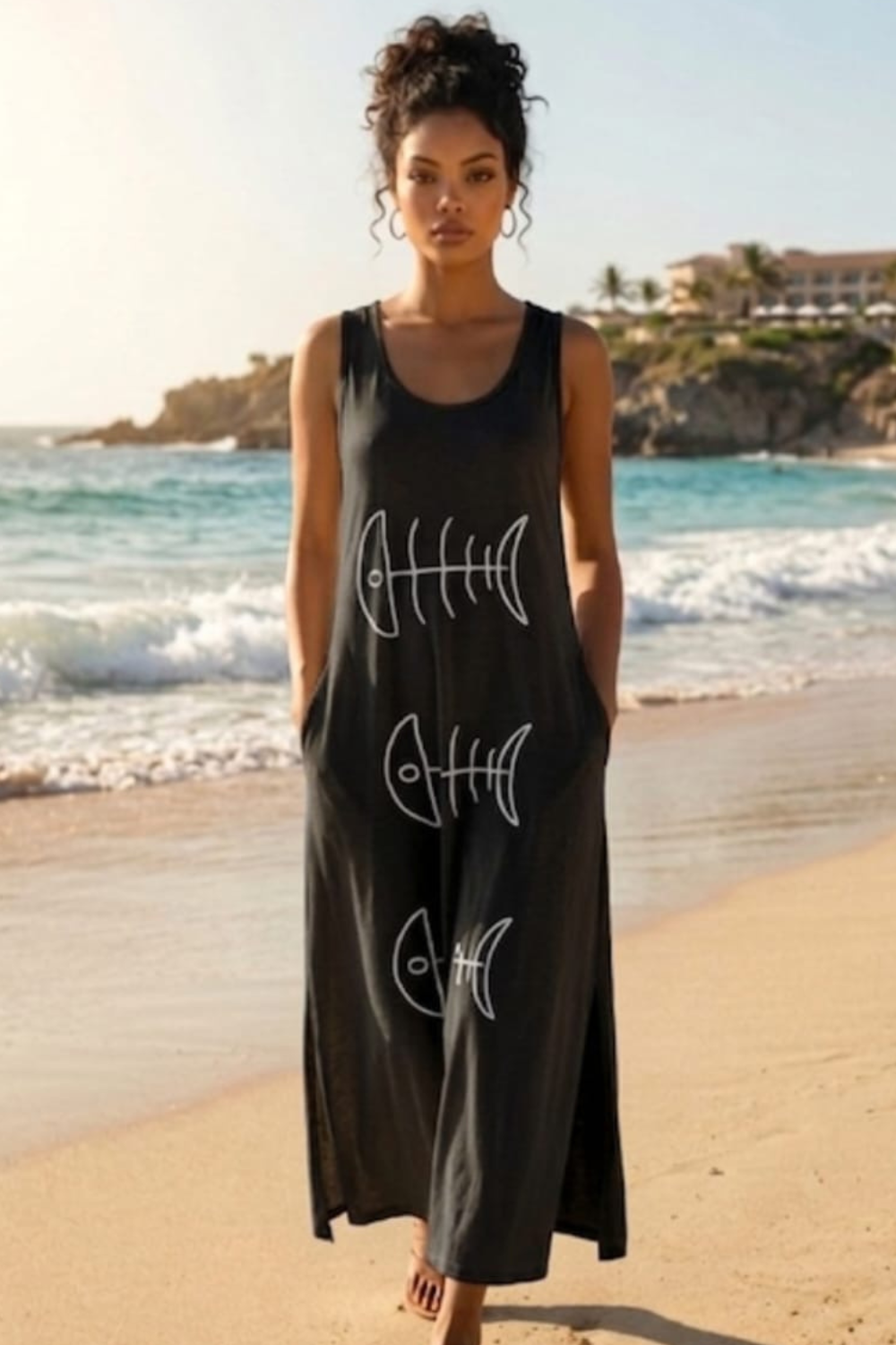 ND 7- FISH LONG DRESS