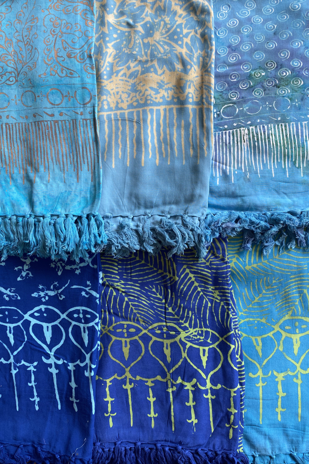 PAREO BATIK BALI - AZUL