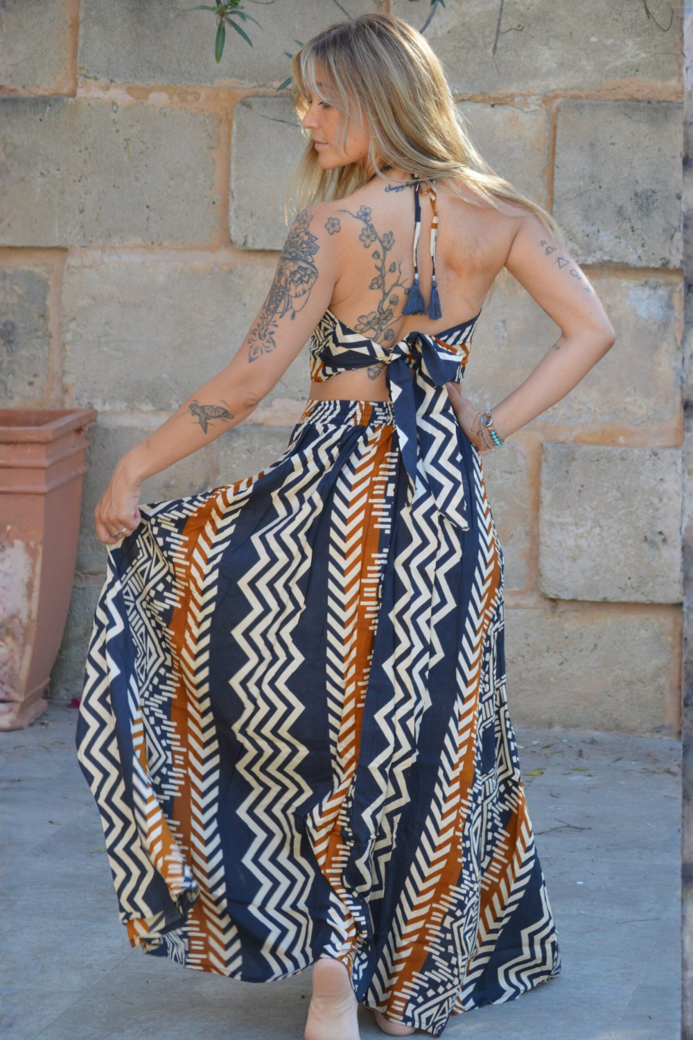 1143-B FALDA+TOP ESTER