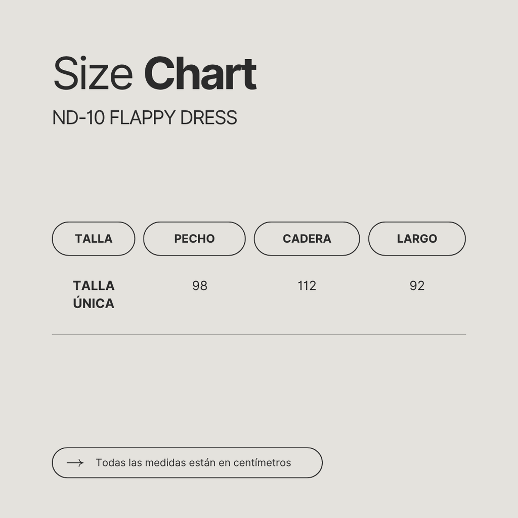 ND-10 FLAPY DRESS