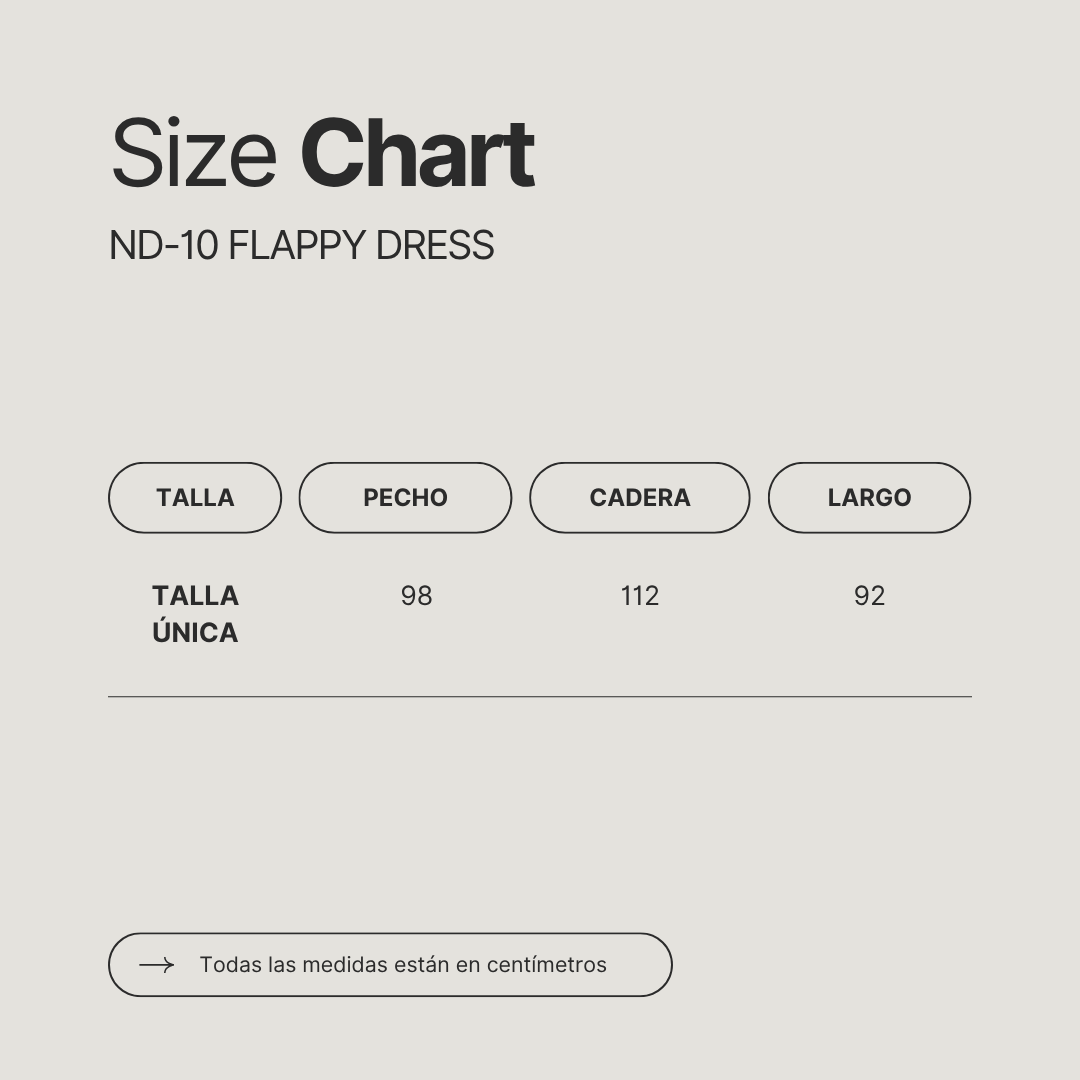 ND-10 FLAPY DRESS