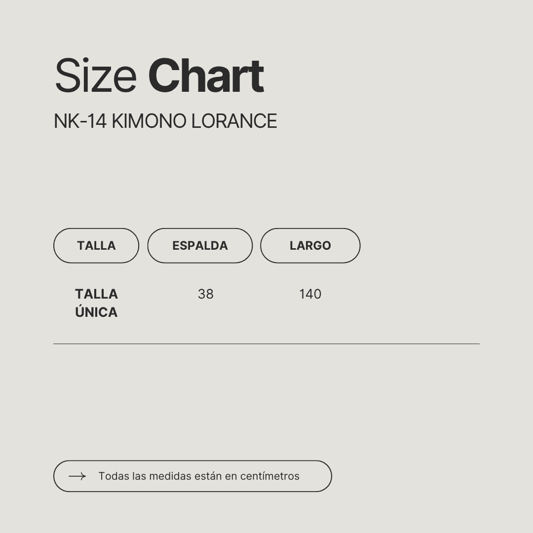 NK-14 KIMONO LORANCE